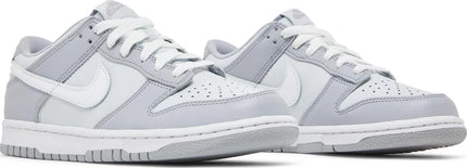 Nike Grade School Womens Dunk Low Sneakers - 'Pure Platinum Wolf Grey'