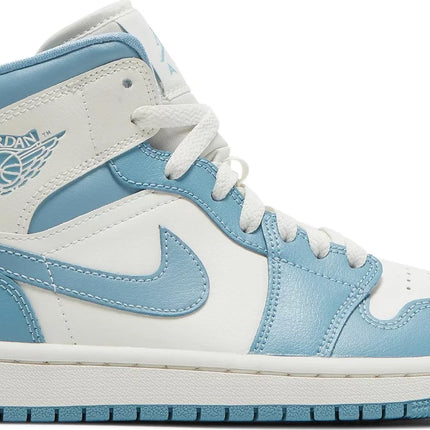 Nike Womens Air Jordan 1 Mid Sneakers - 'University Blue'