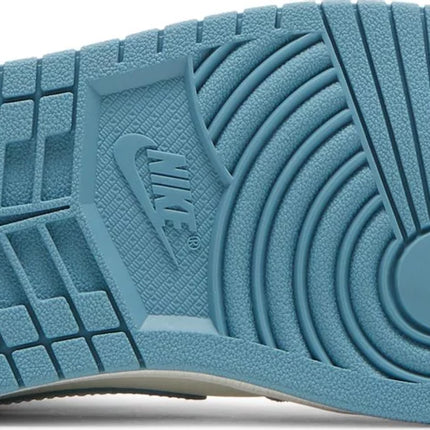 Nike Womens Air Jordan 1 Mid Sneakers - 'University Blue'