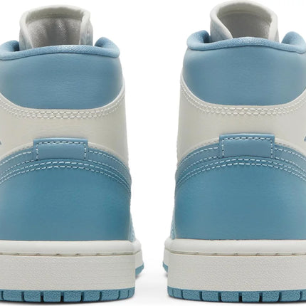 Nike Womens Air Jordan 1 Mid Sneakers - 'University Blue'