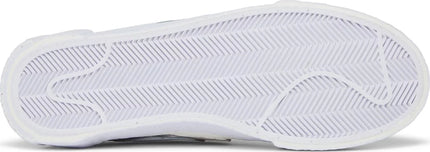 Nike Mens Sacai x Blazer Low Sneakers - 'White Patent'