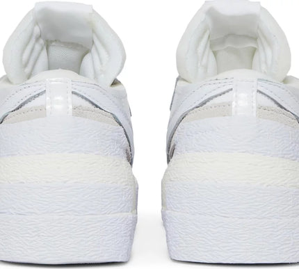 Nike Mens Sacai x Blazer Low Sneakers - 'White Patent'