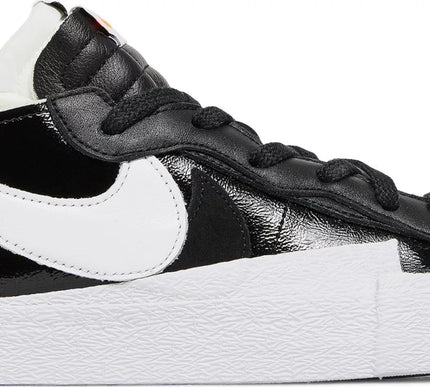 Nike Mens Sacai x Blazer Low Sneakers - 'Black Patent'