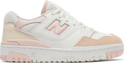 New Balance Womens 550 Sneakers - 'White Pink'