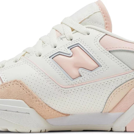 New Balance Womens 550 Sneakers - 'White Pink'