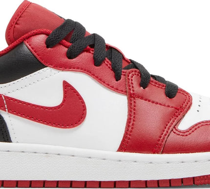 Nike Grade School Womens Air Jordan 1 Low Sneakers - 'Reverse Black Toe'