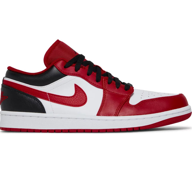 Nike Mens Air Jordan 1 Low Sneakers - 'Reverse Black Toe'