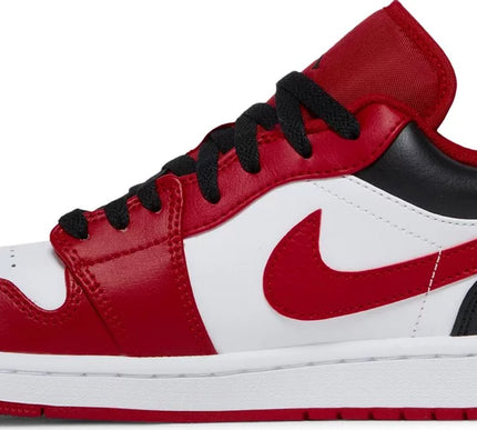 Nike Mens Air Jordan 1 Low Sneakers - 'Reverse Black Toe'