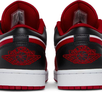 Nike Mens Air Jordan 1 Low Sneakers - 'Reverse Black Toe'