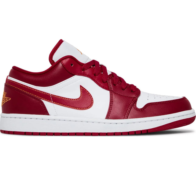 Nike Mens Air Jordan 1 Low Sneakers - 'Cardinal Red'
