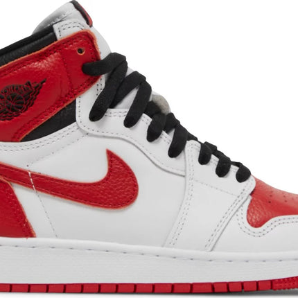 Nike Grade School Womens Air Jordan 1 Retro High Sneakers - 'Heritage'
