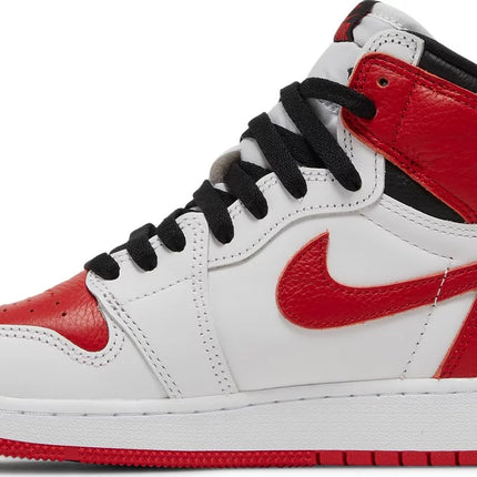Nike Grade School Womens Air Jordan 1 Retro High Sneakers - 'Heritage'