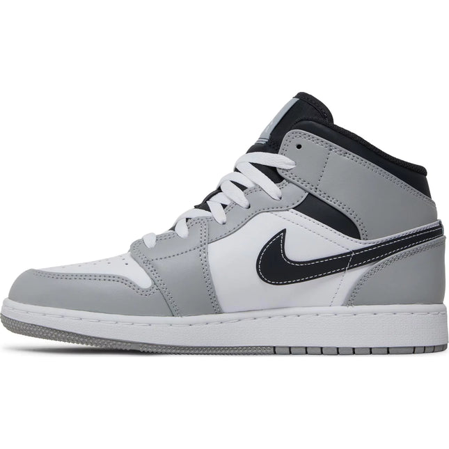 Air Jordan 1 Mid GS 'Light Smoke Grey'