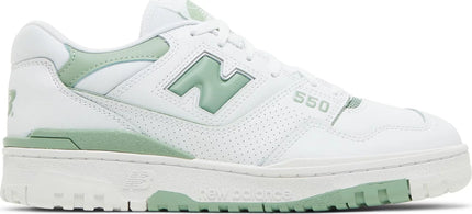 New Balance Mens 550 Shoes - 'White Mint Green'