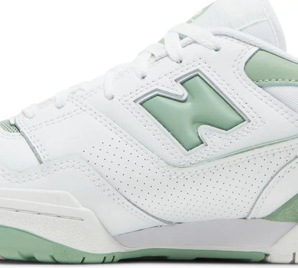 New Balance Mens 550 Shoes - 'White Mint Green'