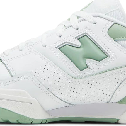 New Balance Mens 550 Shoes - 'White Mint Green'