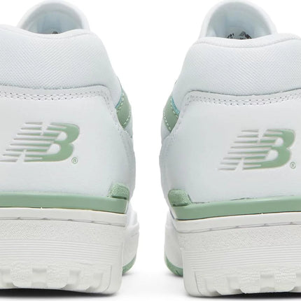 New Balance Mens 550 Shoes - 'White Mint Green'
