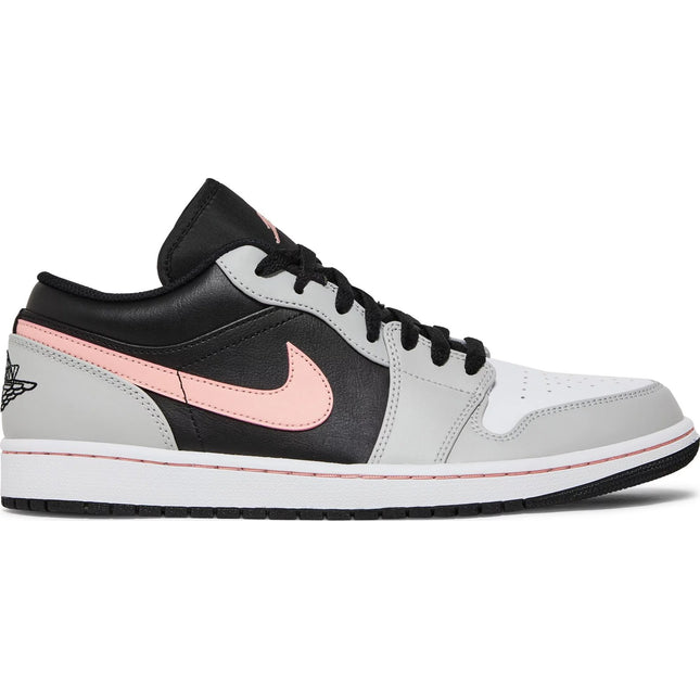 Air Jordan 1 Low 'Black Grey Fog Bleached Coral'