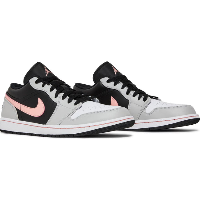Air Jordan 1 Low 'Black Grey Fog Bleached Coral'