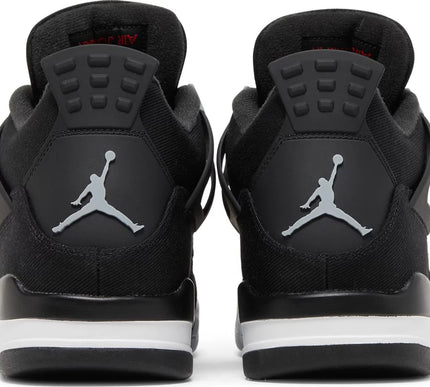 Nike Mens Air Jordan 4 Retro SE Sneakers - 'Black Canvas'