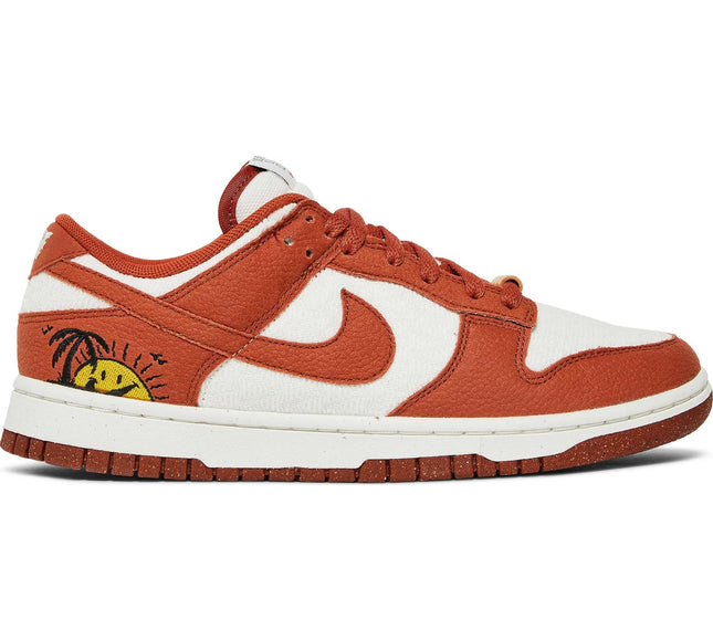 Nike Womens Dunk Low Retro Sneakers - 'Sun Club'