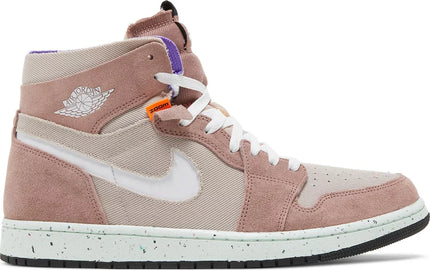 Nike Mens Air Jordan 1 High Zoom Comfort Sneakers - 'Fossil Stone'