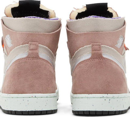 Nike Mens Air Jordan 1 High Zoom Comfort Sneakers - 'Fossil Stone'