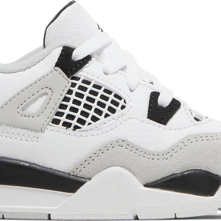 Nike Toddlers Air Jordan 4 Retro Sneakers - 'Military Black'