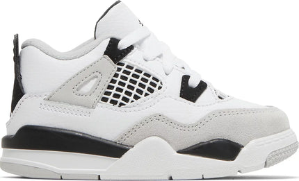 Nike Toddlers Air Jordan 4 Retro Sneakers - 'Military Black'