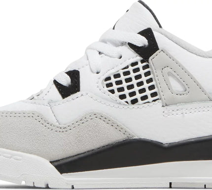 Nike Toddlers Air Jordan 4 Retro Sneakers - 'Military Black'