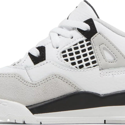Nike Toddlers Air Jordan 4 Retro Sneakers - 'Military Black'