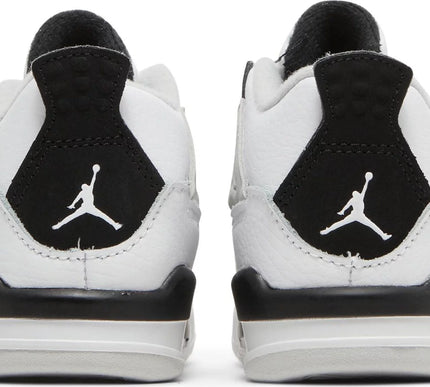 Nike Toddlers Air Jordan 4 Retro Sneakers - 'Military Black'
