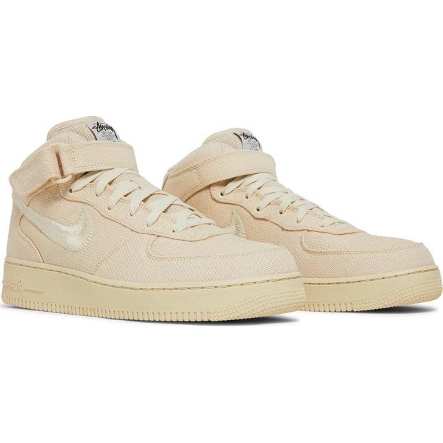 Stussy x Air Force 1 Mid 'Fossil'