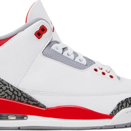 Nike Mens Air Jordan 3 Retro Sneakers - 'Fire Red' 2022