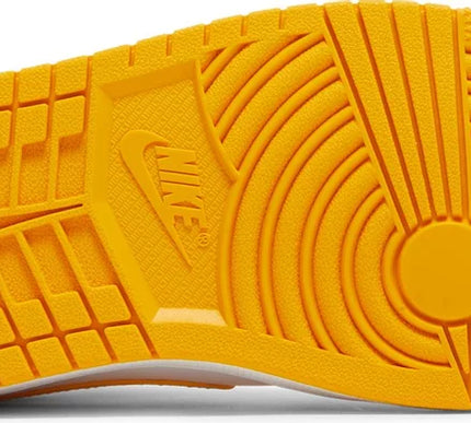 Nike Womens Air Jordan 1 Mid Sneakers - 'University Gold'