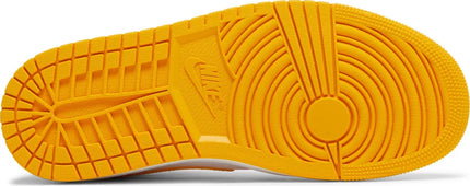 Nike Womens Air Jordan 1 Mid Sneakers - 'University Gold'
