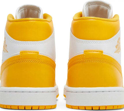 Nike Womens Air Jordan 1 Mid Sneakers - 'University Gold'