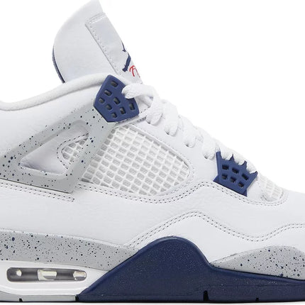 Nike Mens Air Jordan 4 Retro Sneakers - 'Midnight Navy'