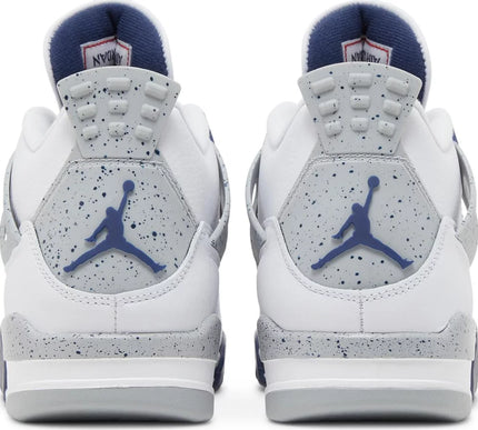 Nike Mens Air Jordan 4 Retro Sneakers - 'Midnight Navy'