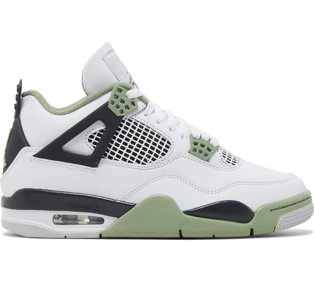 Nike Womens Air Jordan 4 Retro Sneakers - 'Seafoam'