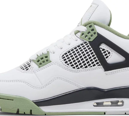 Nike Womens Air Jordan 4 Retro Sneakers - 'Seafoam'