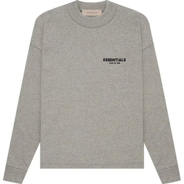 Fear of God Essentials Long-Sleeve Tee 'Dark Oatmeal'