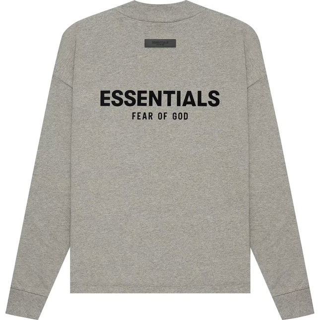 Fear of God Essentials Long-Sleeve Tee 'Dark Oatmeal'