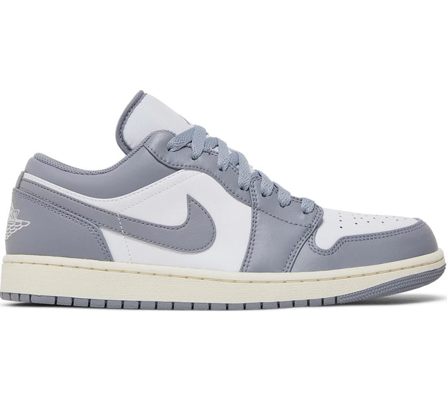 Nike Mens Air Jordan 1 Low Sneakers - 'Vintage Grey'