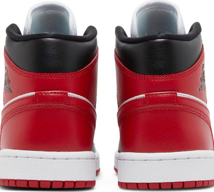 Nike Womens Air Jordan 1 Mid Sneakers - 'Alternate Bred Toe'