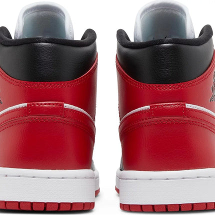 Nike Womens Air Jordan 1 Mid Sneakers - 'Alternate Bred Toe'