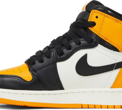 Nike Grade School Womens Air Jordan 1 Retro High OG Sneakers - 'Yellow Toe'