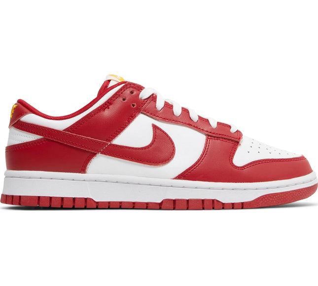 Nike Mens Dunk Low Retro Sneakers - 'Gym Red'