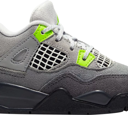 Nike Toddlers Air Jordan 4 Retro SE Sneakers - 'Neon 95'