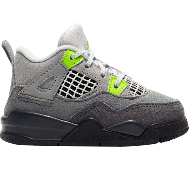 Nike Toddlers Air Jordan 4 Retro SE Sneakers - 'Neon 95'